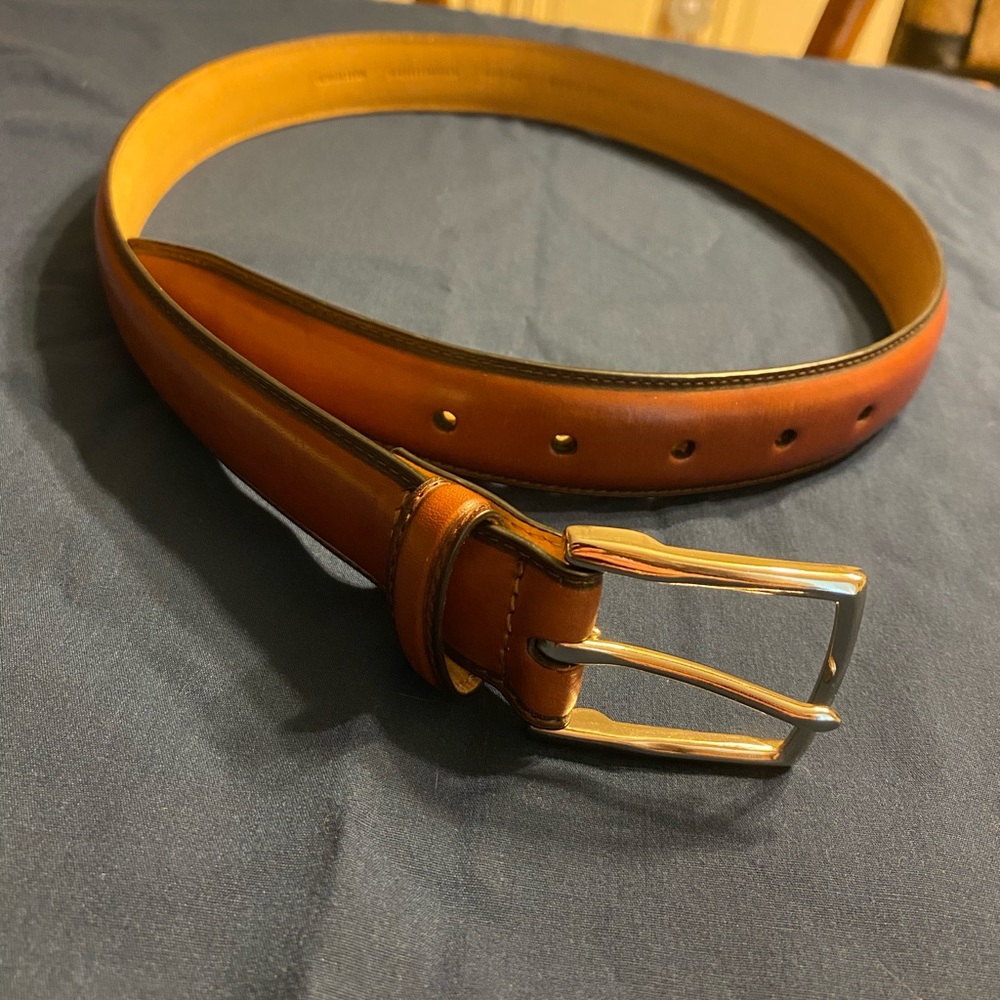 Cole Haan brown leather belt.